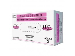 Imagen del producto Ltx guantes vinilo aql 15 T-M 100uds