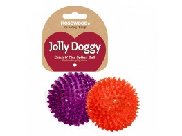 Imagen del producto Rosewood jolly doggy pelota spikey pinchos 8 cm